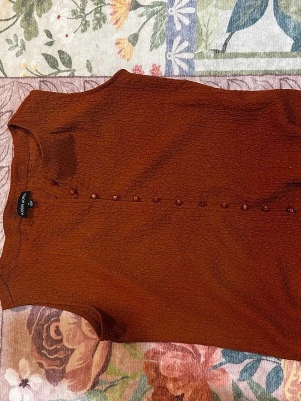 Vintage Burnt Orange Top